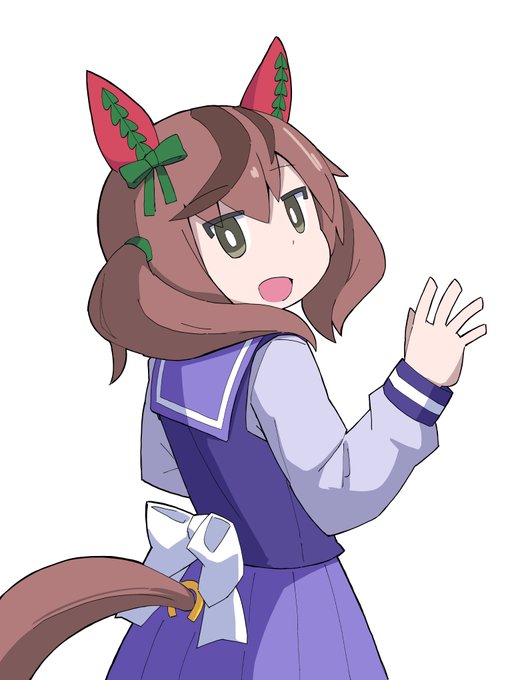 #33日ネイチャチャレンジ#ナイスネイチャ#ウマ娘 33日目バイバイするネイチャ 