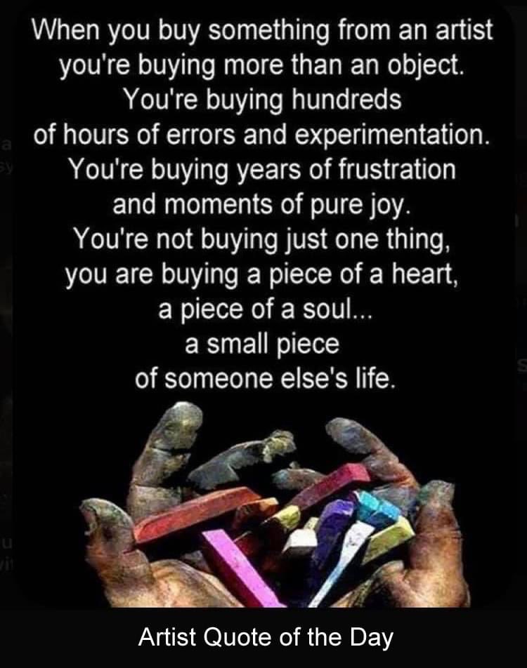 stringybilly's tweet image. And that’s any form of art.