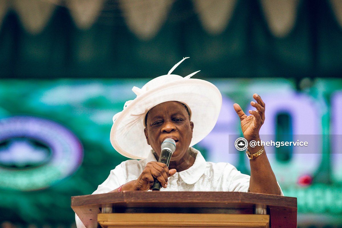 TheHGService's tweet image. Taking the Bible reading for today's Thanksgiving is our mother-in-Israel @PastorFAAdeboye 

Thanksgiving Service 
Special Holy Ghost Service 2023
#GodOfBreakthroughs