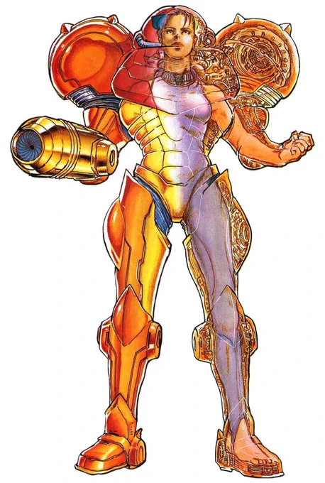 i always go crazy when i see this image used to explain how she fits in the suit. mother fucker no, this does not work for any 3d iteration of smus. you gotta believer either she becomes a fucked up weird creature in there or shes a funny floating head.  