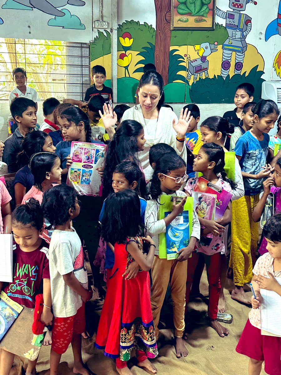 ROUBLENAGI's tweet photo. Everything is in the process of becoming, children are like flowers they will bloom if treated with love & care. Playtime is important it’s how we learn to read one another & the world. Love & Faith is such a powerful force. Fun sunday at @RNAFMUMBAI Balwadi
#LetsMakeLearningFun https://t.co/sN4gdclVgi
