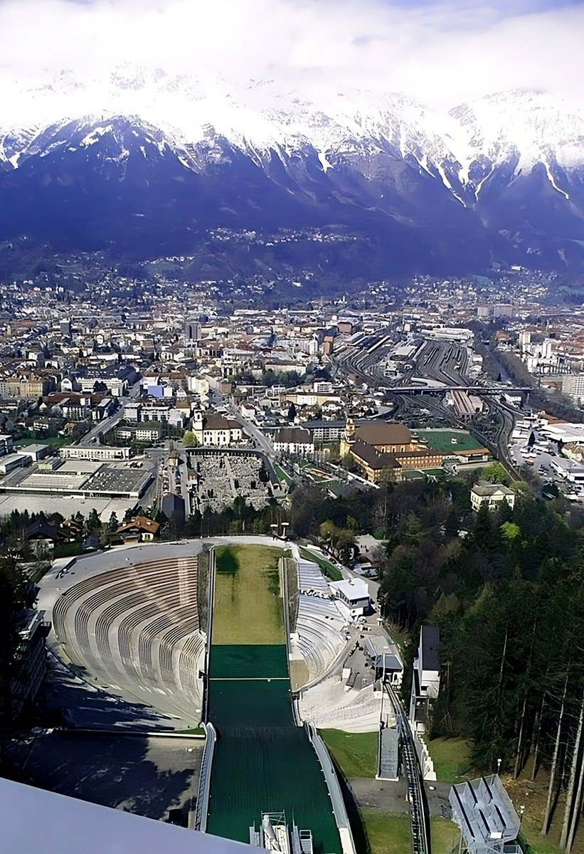 #From the  top of the #Olympic #skijump #Innsbruck #Austria. No #EddietheEagle though!