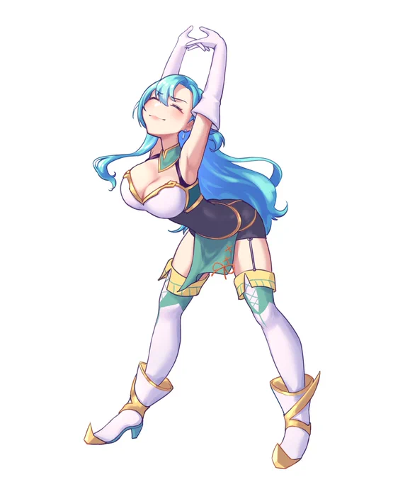 peep the funny stretch pose gamers#FireEmblemEngage #FEエンゲージ 