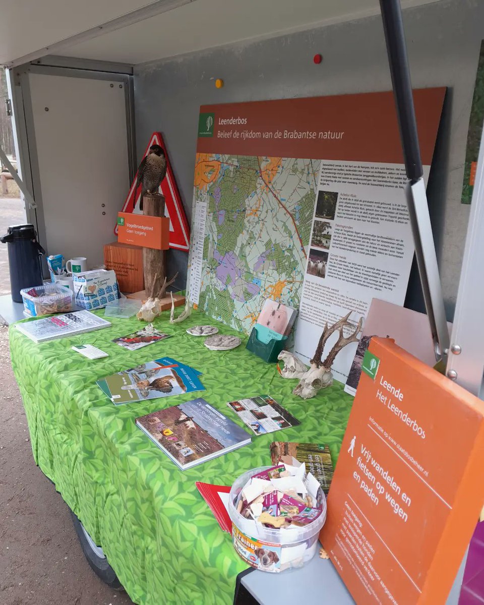 Vandaag koffie en hondenkoekjes voor bezoekers van het leenderbos vanwege start broedseizoen is het nu extra belangrijk de hond aan de lijn te houden, waar dat aangegeven staat #broedseizoen # kraamkamervandenatuur <a href="/boasbbbrabant/">Boastaatsbosbeheerbrabant</a> @staatsbosbehee <a href="/HeezeLeende24nl/">Heeze-Leende24.nl</a> <a href="/ED_Regio/">Eindhovens Dagblad</a>