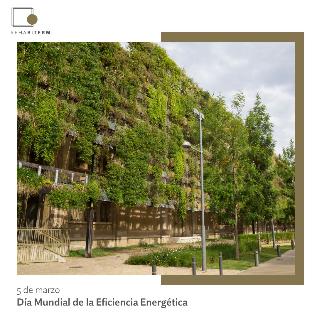 Cada 5 de marzo se celebra el Día Mundial de la #EficienciaEnergética🌍Esta efeméride persigue la sensibilización de los países para usar la energía de forma razonable y #sostenible.   🏢

#RehabilitaciónEnergética #EdificiosSostenibles