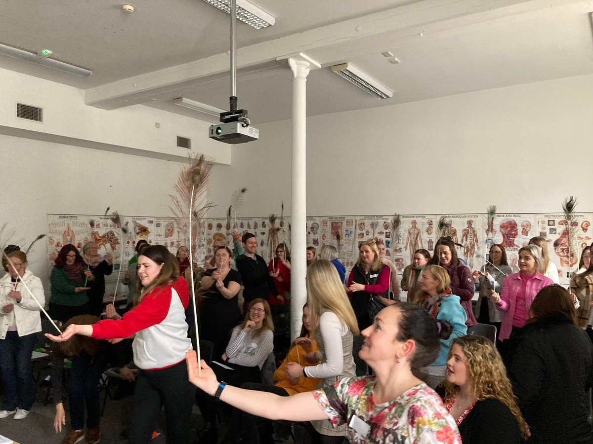 ATUMEarlychild's tweet photo. High levels of wellbeing and involvement @ATU_Mayo @atu_ie @MayoCollegeFET @ATUMEarlychild for the EncountersWithPlay conference . Inspiring keynote speaker Dr David Coleman, excellent workshops with Lucy Hill, Carol Duffy, cliodhna Noonan @RitaMelis6 #encounterswithplay https://t.co/wSjpr2jMHS