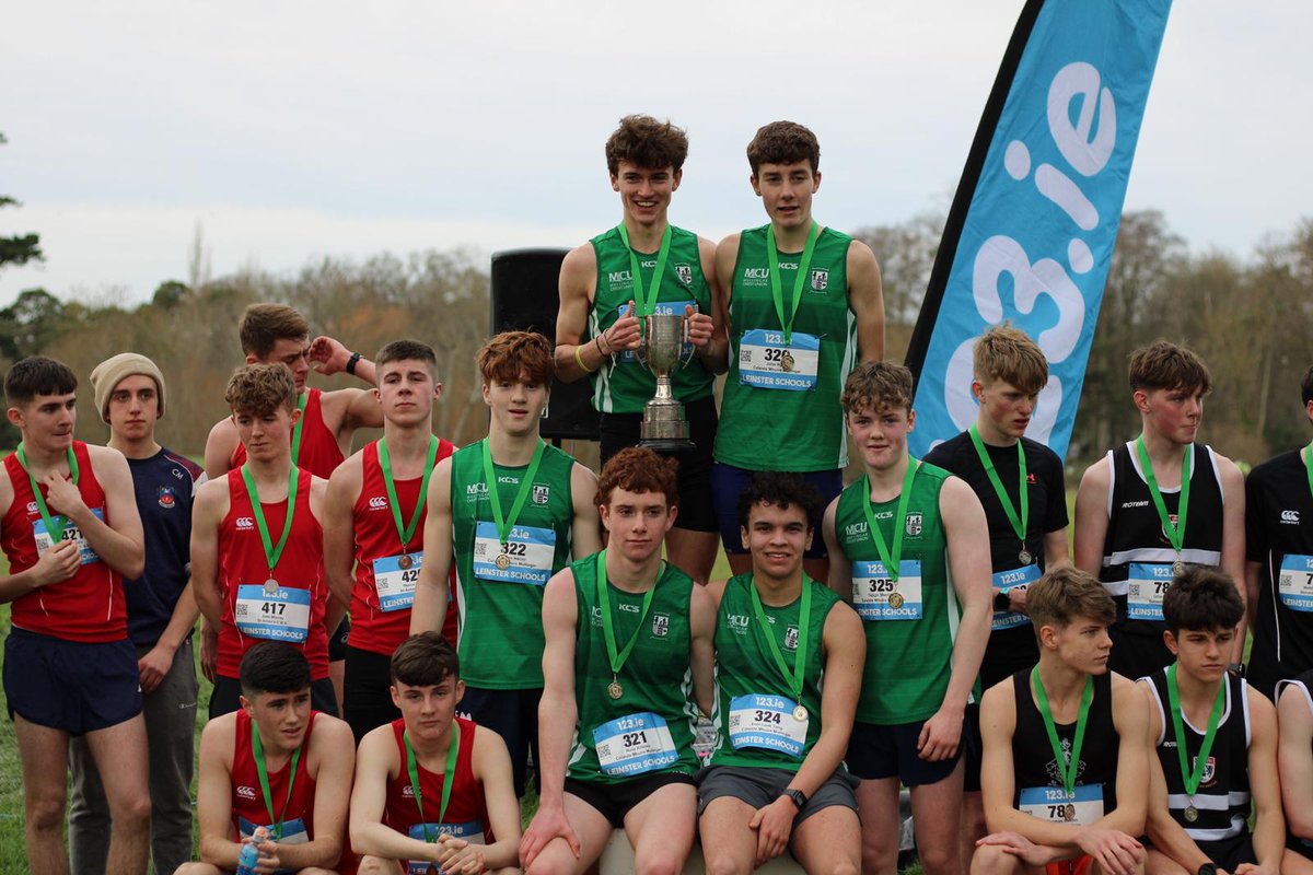 CbsMullingar's tweet photo. Leinster Schools Senior Cross Country Champions! 
Diarmuid Fagan, John Ryan, Ameen Hacini, Eoin Look- Tong, Ross Killalea and Tadgh Sheridan https://t.co/znry66sIbb