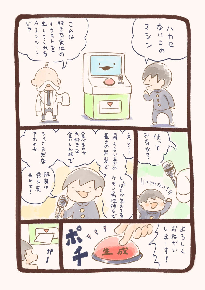 AIイラスト生成マシーンの勘違い？！悟空になってしまったw