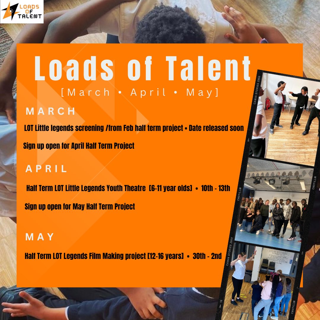 COMING SOON 🧡🖤

Check out what’s to come for us here at Loads of Talent over March, April &amp; May! 

We can’t wait🧡🖤

DM us or email us for more details!🔥

Email: raezoe@loadsoftalent.com