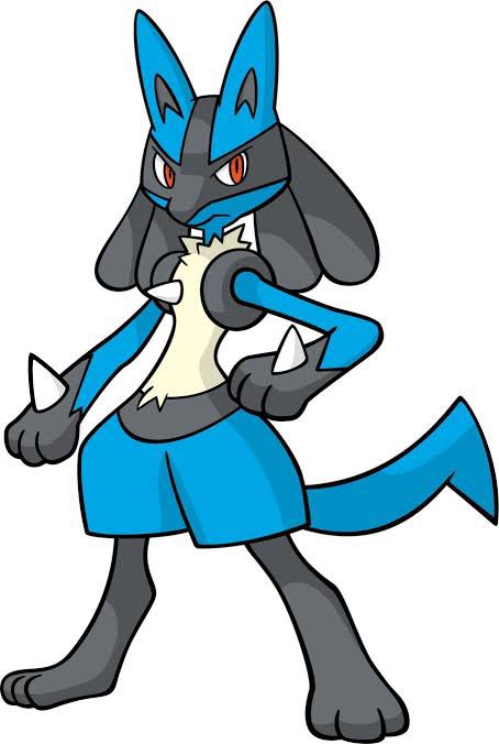 lucario solo pokemon (creature) furry standing spikes simple background full body  illustration images