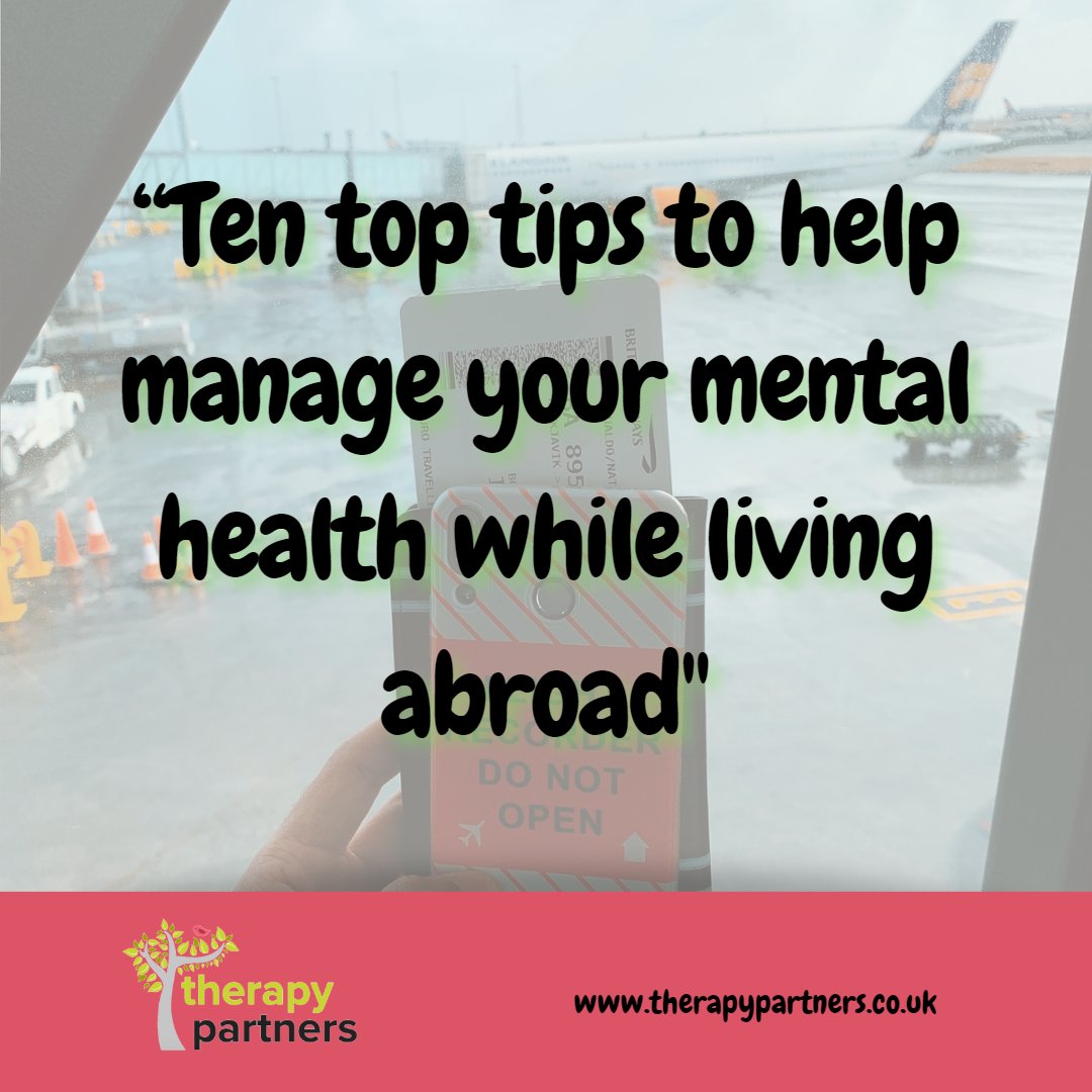 🔗Read our blog on t.ly/JrRQ

#therapypartners #therapy #counselling #lifecoaching #lifecoach #healthcoach #mentalhealth #anxiety #depression #stress #kent #surrey #suffolk #dorset #devon #livingabroad #mentalhealthnews #york #leeds #spain #yorkshire