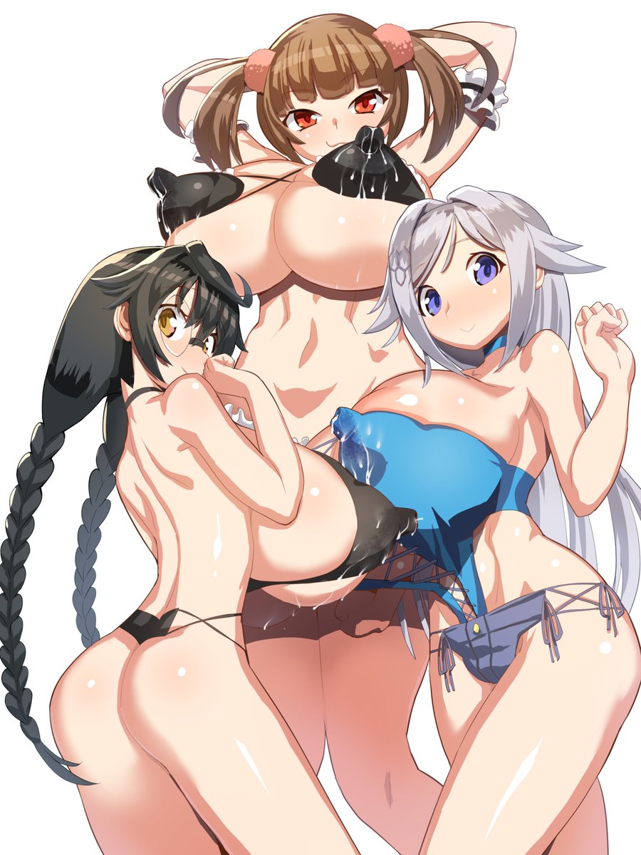 【skeb】ぱすてるメモリーズの六郷沙織さん、榊亜矢香さん、町屋結衣奈さんを描かせていただきました。
https://t.co/WQi5uiiB5H 