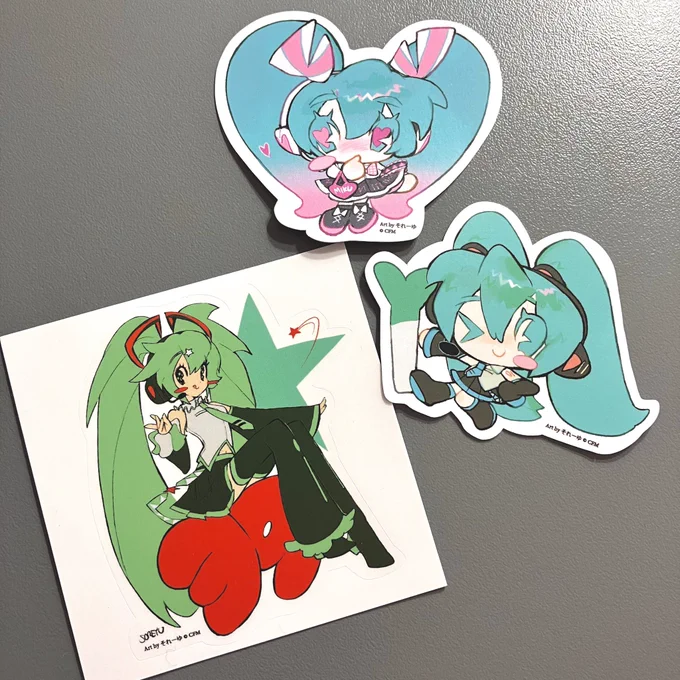 #初音ミク伊勢丹 グッズ用ミニキャライラスト 