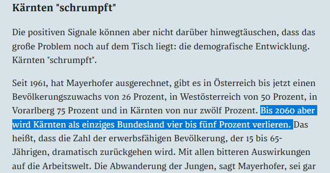 J_Kohlenberger's tweet photo. Tja, wer hätte ahnen können, dass ausgerechnet jenes Bundesland, das über Jahre eine nationalitische Abschottungs-Politik gefahren ist, plötzlich ein demographisches Problem hat &amp; Zuwanderung braucht? https://t.co/pcfanqTHR6