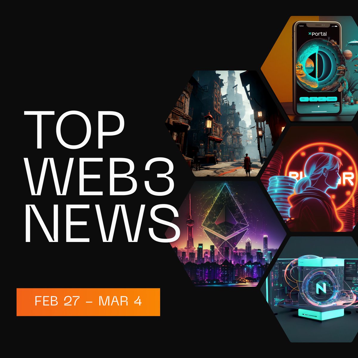 This week in #web3 we witnessed:

🔸#Ethereum Devs Push Shangai Upgrade to April
🔸#MultiversX Launch Web3 Super App #xPortal
🔸#NEAR Protocol Releasing Blockchain Operating System
🔸Game Engine #Unity Adds Web3 Toolbox
🔸#NFT Sales Surge to $2 Billion in February

and more🧵