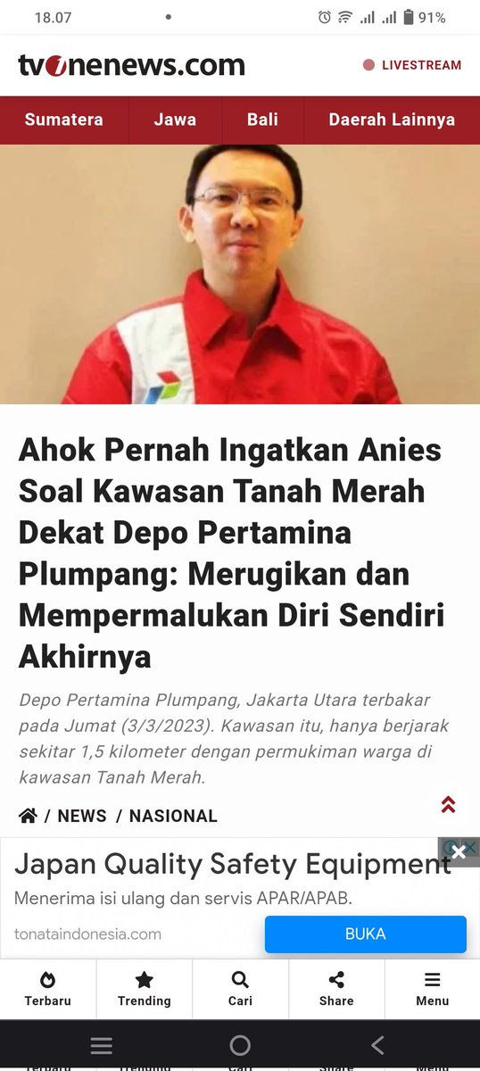 Pintar sekali memutarbilkkan fakta x.com/tvOneNews/stat…