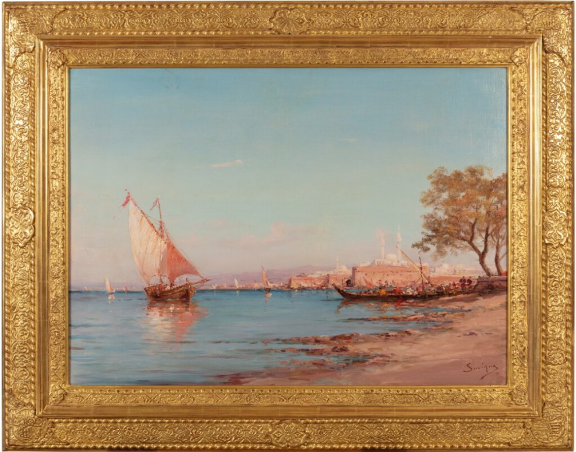 BilfenK's tweet photo. Henri Malfroy (1895-1945)
“Boğaz Kıyıları”
66.5x91.5
Yağlı Boya / Tuval
Koleksiyonun 01 numaralı Henri Malfroy eseri
#BilfenSanatKoleksiyonu #BilfenArtCollection #HenriMalfroy #Malfroy #Orientalist https://t.co/zj7XrbeULY