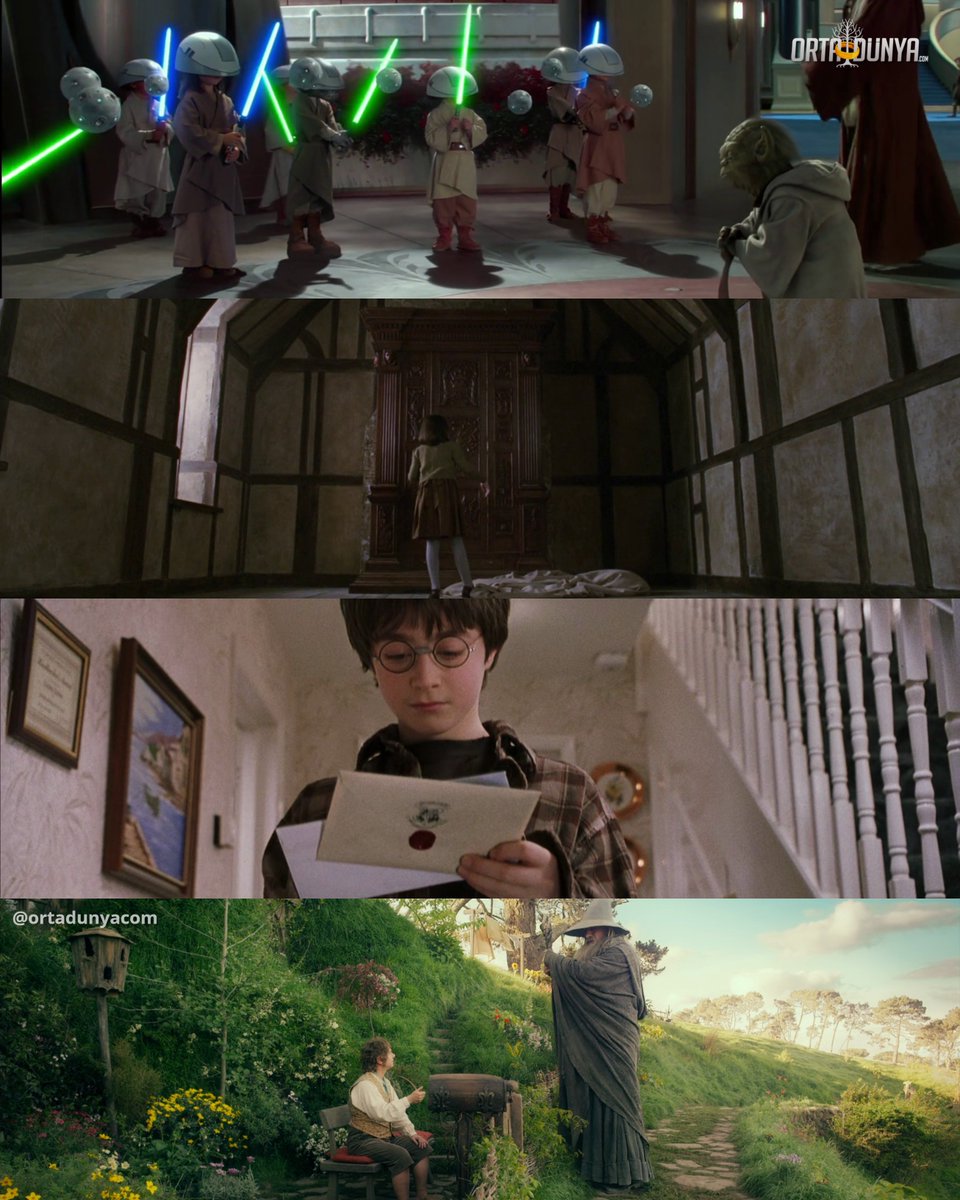 Bir Jedi olarak doğmadım.

8 yaşına girdiğimde Narnia'ya açılan bir dolap da bulmadım.

Yaşım 11 olduğunda Hogwarts'tan da mektup gelmedi.

Gandalf, sana güveniyorum. 50 yaşına geldiğimde beni bir maceraya çıkarmak için geleceksin.