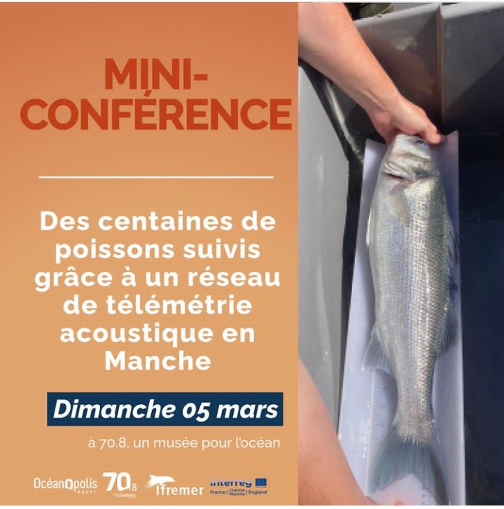 Il sera possible de suivre à la suite deux autres mini-conferences : "Et si les solutions venaient de notre monde marin microscopique" <a href="/polymarisbio/">Polymaris</a> ; "Des centaines de poissons suivis grâce à un réseau de télémétrie acoustique en Manche" <a href="/fish_intel/">FISH INTEL</a>