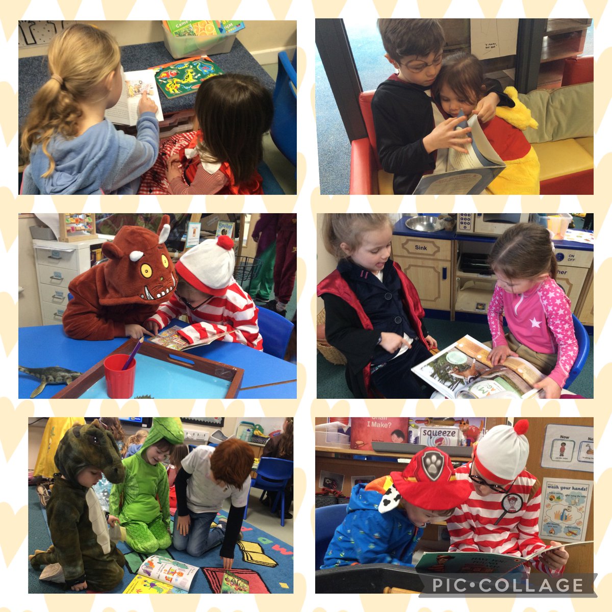 Y3Hunmanby's tweet photo. To celebrate World Book Day, Year 3 spent time in our Nursery setting sharing books with the younger children. It was such a joy to watch. https://t.co/01NMbv7v1P