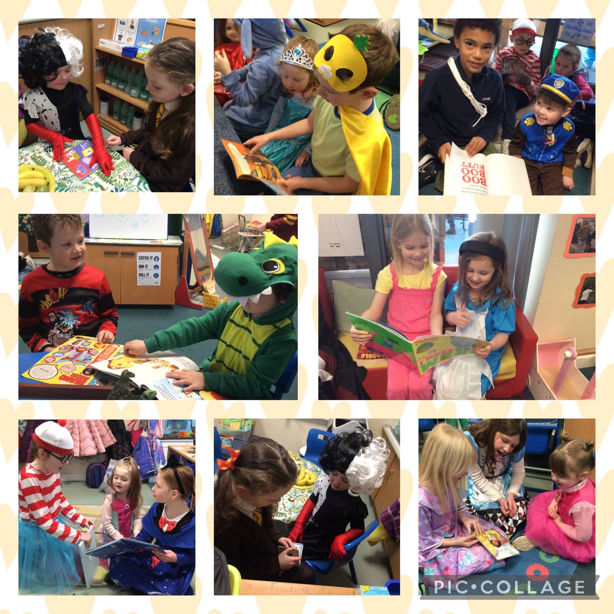 Y3Hunmanby's tweet photo. To celebrate World Book Day, Year 3 spent time in our Nursery setting sharing books with the younger children. It was such a joy to watch. https://t.co/01NMbv7v1P