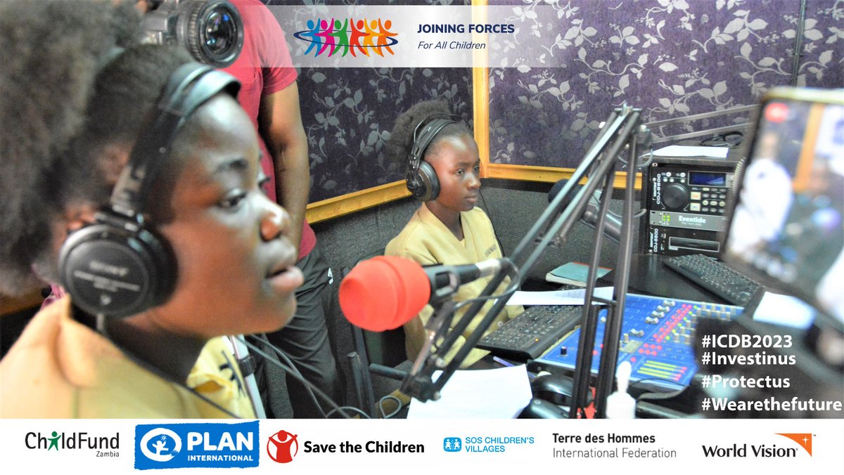 Through the #media, #children can make decisions on issues affecting their community's well-being. The #JoiningForcesAlliance calls on #media houses to sustainably provide safe media space for #children to air their views and contribute to national development.
#ICDB2023
