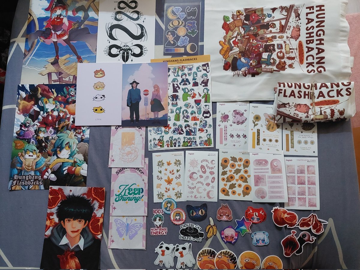 Wanted to support more kaso hanggang dun lang budget ko (HHFB fan talaga eh sorry) pero SO MANY AMAZING ARTISTS, MY LIMITED BUDGET DIED. NEXT TIME IIPON AKO MAS MALAKI

Tsaka next time sana masaya, sana kasama na kita <a href="/JaiPinkadoodley/">Jaiii</a>
🥹🥹🥹

#komiket2023 #komiketwithoutJai