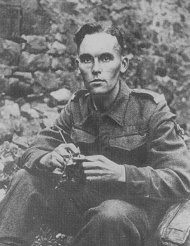 “No refuge from the skirmishing fine rain
And the wind that made the canvas heave and flap
And the taut wet guy-ropes ravel out and snap,
All day the rain has glided, wave and mist and dream,
Drenching the gorse and heather...”
Alun Lewis, died 3 March 1944

#alunlewis #warpoetry