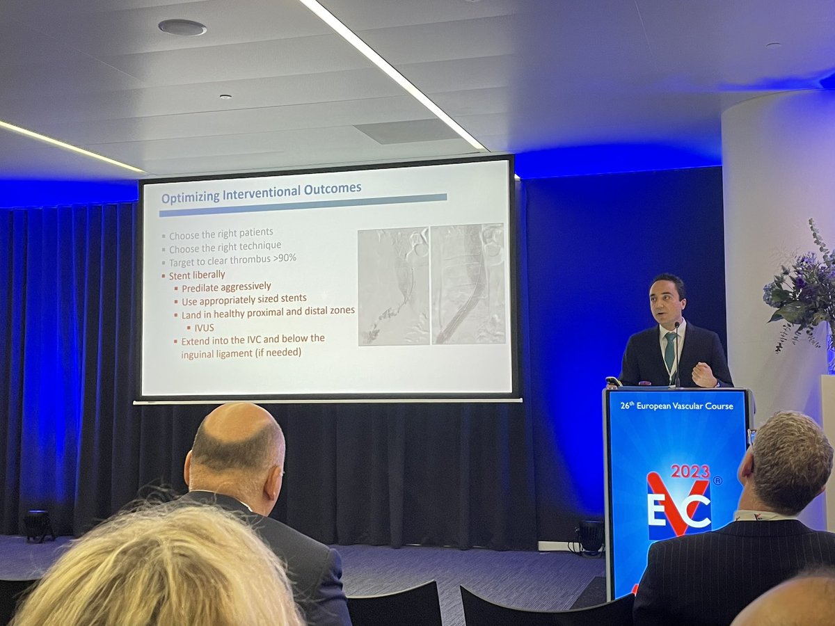 Venous News (@venousnews) on Twitter photo Efthymios Avgerinos (<a href="/MakisAvgerinos/">Efthymios “Makis” Avgerinos, MD, FACS, FEBVS</a>) outlines some tips and tricks for an optimal result when treating iliofemoral #DVT, urging colleagues to choose the right patient, maximise clot removal, and stent “liberally” and appropriately
#EVC2023 Efthymios Avgerinos (<a href="/MakisAvgerinos/">Efthymios “Makis” Avgerinos, MD, FACS, FEBVS</a>) outlines some tips and tricks for an optimal result when treating iliofemoral #DVT, urging colleagues to choose the right patient, maximise clot removal, and stent “liberally” and appropriately
#EVC2023