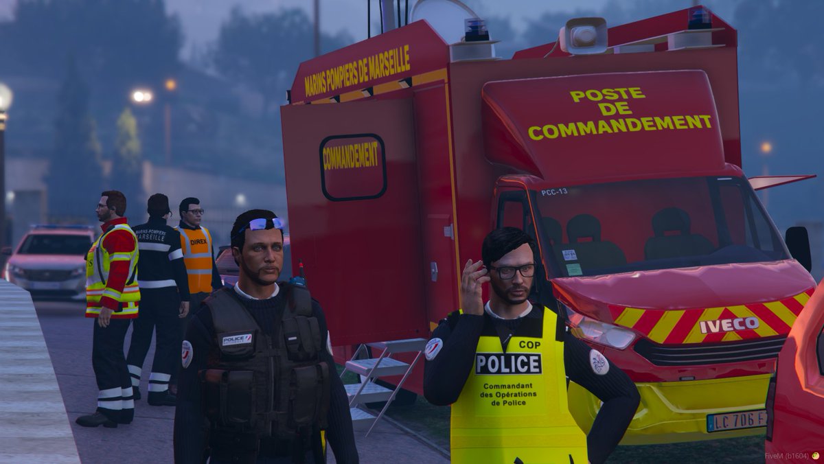 StudiosDCPJ's tweet photo. Hier soir, l’ensemble des services de secours des @StudioDCPJ ont effectué un exercice préfectoral sur la gestion du plan NoVi (Nombreuses victimes).

#SeriousGame #Simulation #GTAV https://t.co/sKJr7NOEde