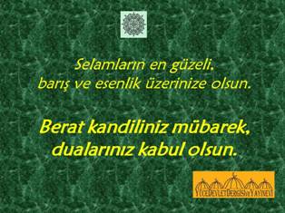 Selamların en güzeli, barış ve esenlik üzerinize olsun.
Berat kandiliniz mübarek, dualarınız kabul olsun!

yucedevlet.com/berat-kandilin…