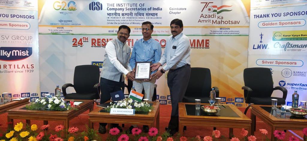 KSRLAW's tweet image. First two pictures- after speaking on #MSME under #IBC both as a debtor and as a creditor - both #prepackaged insolvency resolution process #PPIRP and corporate insolvency resolution process #CIRP at #ICSI 24th Residential Programme at #Ooty @icsi_cs