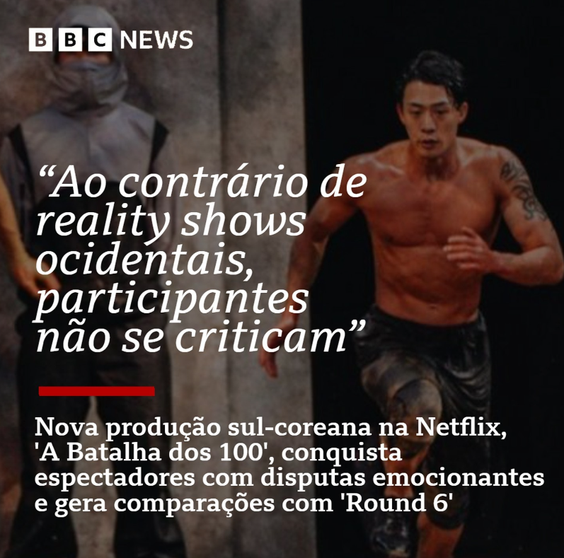 A Batalha dos 100 é o novo reality show coreano da Netflix