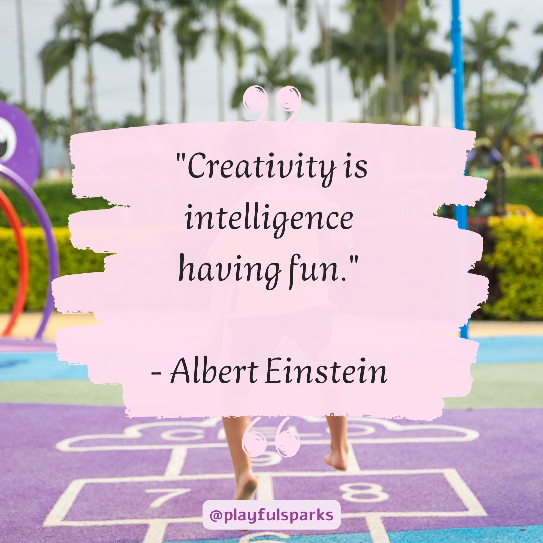 'Creativity is intelligence having fun.' - Albert Einstein 🌟🎨👩‍🎨 #CreativeMinds #LearningIsFun #ChildrensEducation 🌈