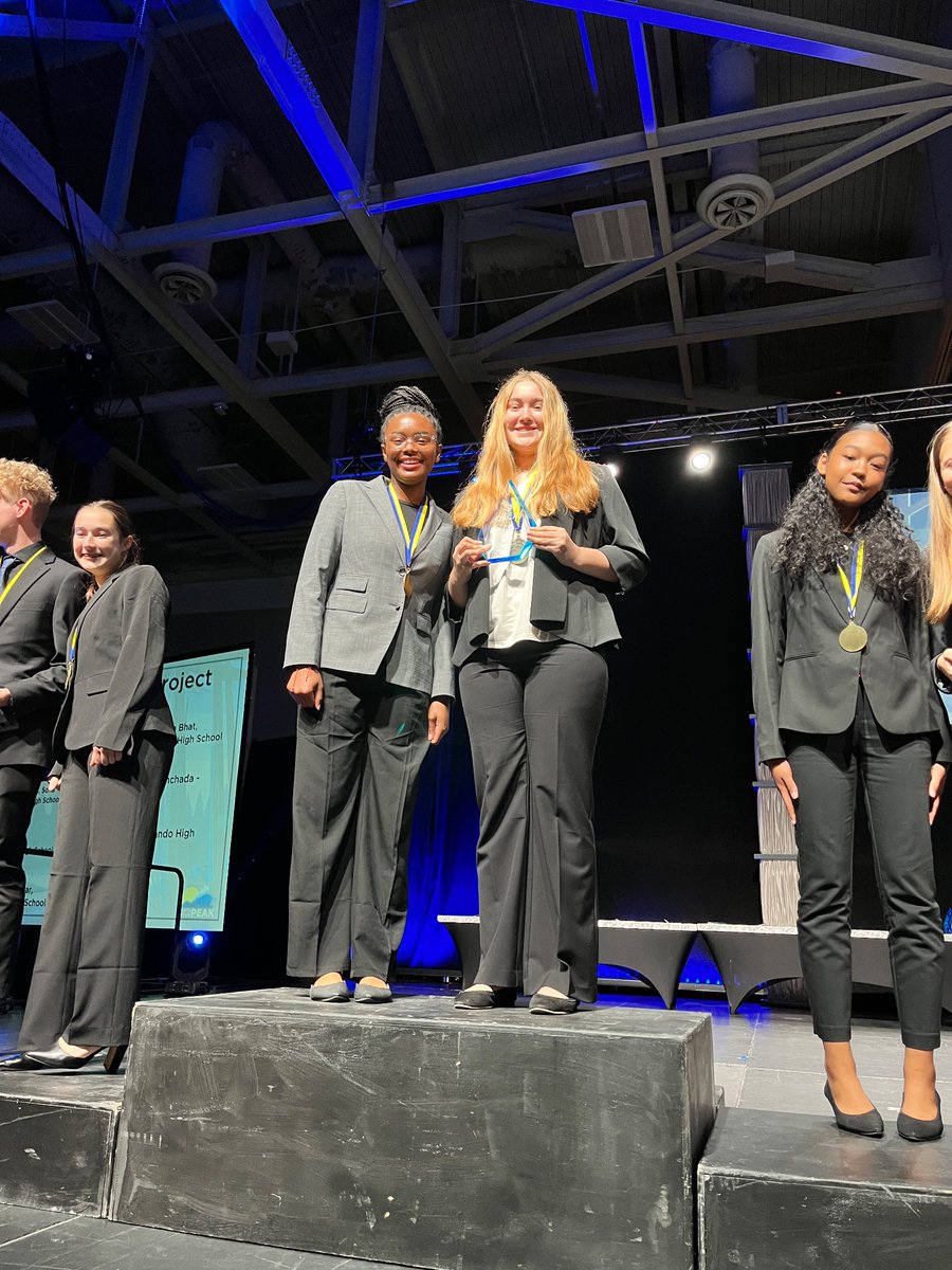 First place winners in Sports and Entertainment Marketing at DECA SLC! congrats Gabby and Morgan!