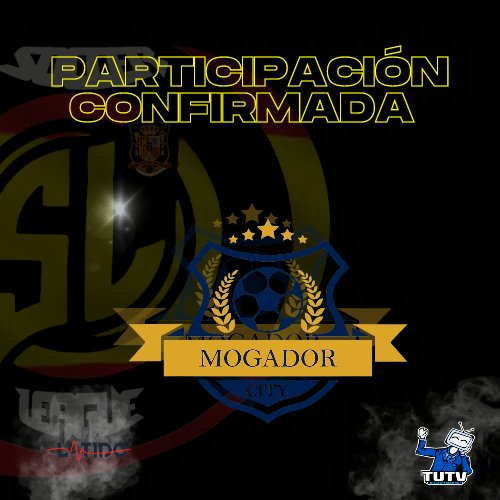 ℙ𝕒𝕣𝕥𝕚𝕔𝕚𝕡𝕒𝕔𝕚ó𝕟 𝕔𝕠𝕟𝕗𝕚𝕣𝕞𝕒𝕕𝕒 𝕖𝕟 𝕝𝕒 𝕤𝕖𝕘𝕦𝕟𝕕𝕒 𝕖𝕕𝕚𝕔𝕚ó𝕟 𝕕𝕖 @LGalacticaspain 22:20 

🎈 @mogadorclubpro 🎈

Patrocinadores oficiales
<a href="/TutvShop/">📺TuTvPerfecta📺</a> <a href="/latidoshop/">Latido</a> <a href="/SoccerLeaguepro/">SoccerLeague Proclub</a>
<a href="/SVLesports/">Virtual Soccer League - MPL - *INFO*</a>