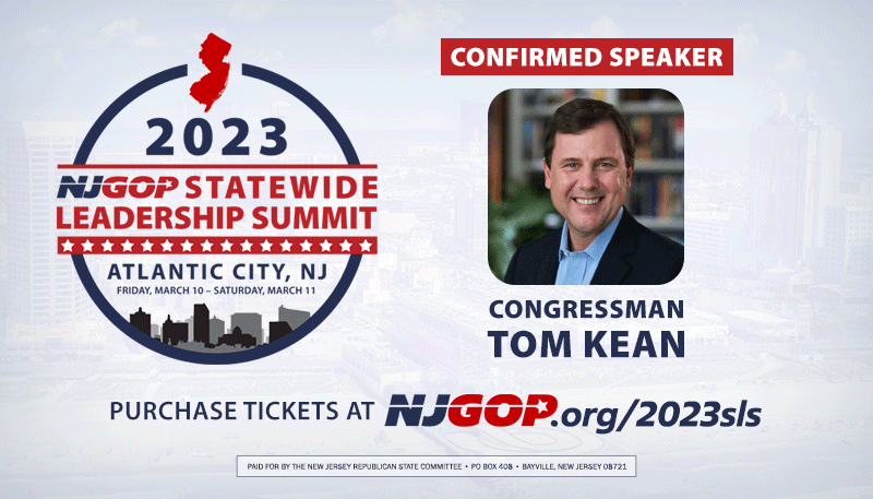 NJGOP's tweet photo. In 2022, @KeanForCongress liberated the 7th from the ethically troubled Tom @Malinowski, a district Biden easily won in 2020.

In doing so he helped give the GOP control of the House. Hear from Congressman Kean this Sat. in Atlantic City! Buy your tix.-https://t.co/XvlDNVMkvt https://t.co/CjUTwen74p