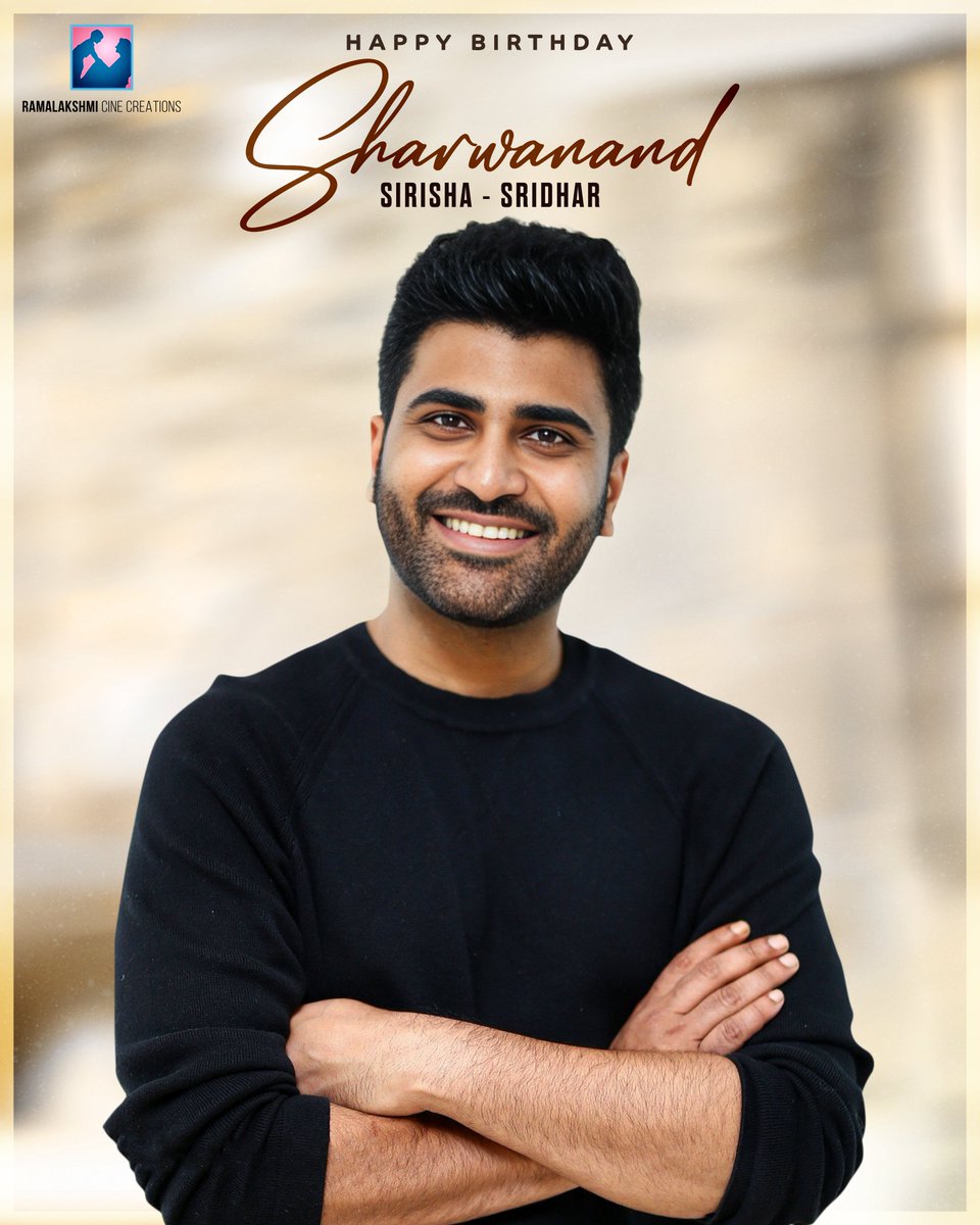 Wishing a very Happy Birthday🎂 to the charming and charismatic actor @ImSharwanand   

May you continue to captivate us with your incredible talent 🤩

#HBDSharwanand
#HappyBirthdaySharwanand
