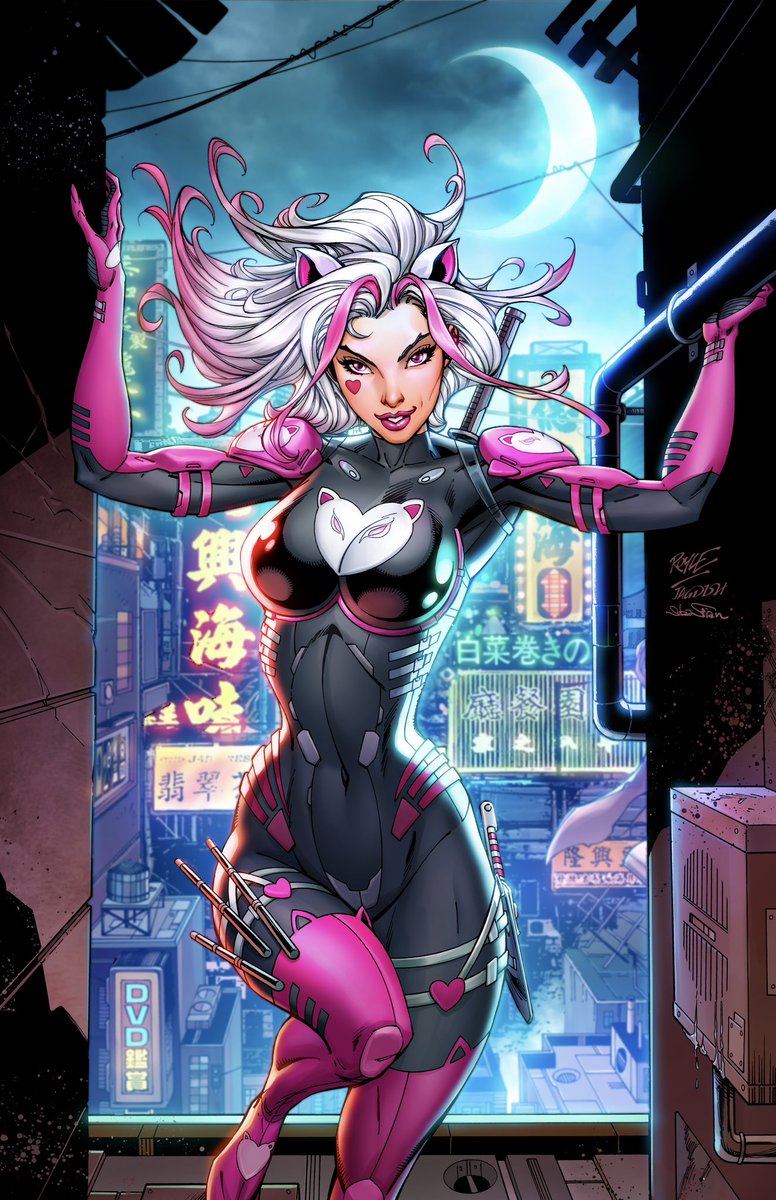 SebastianArtist's tweet photo. C2E2 Exclusive cover for Miss Meow #mercpublishing. Will have a Timelapse coloring video for this soon. 

@johnroyle_art on the lines
#jagdishkumar on inks
Yours truly on the colors

#sebastiancheng #makingcomics #colorist #comics https://t.co/GCf98mM5RJ