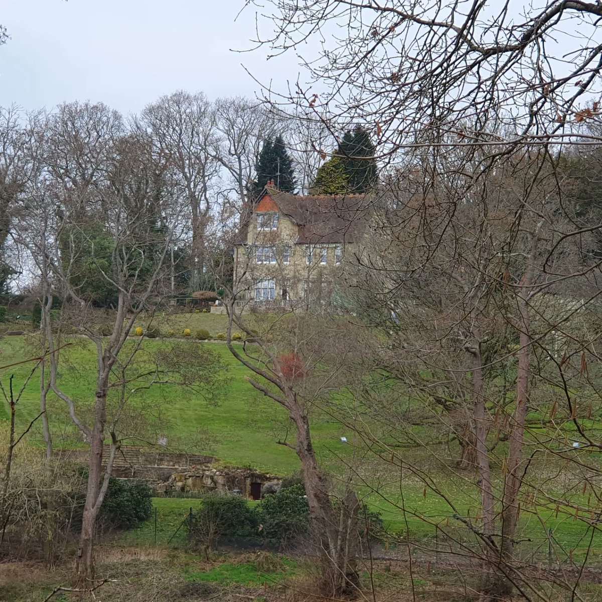 HaslemereH4's tweet photo. Lovely March #Haslemere #Hash House Harriers run this morning  #OnOn It threaded through the woods in Lynchmere, humongous hills! Lovely run! ❤️ https://t.co/zJHFQYs7vA