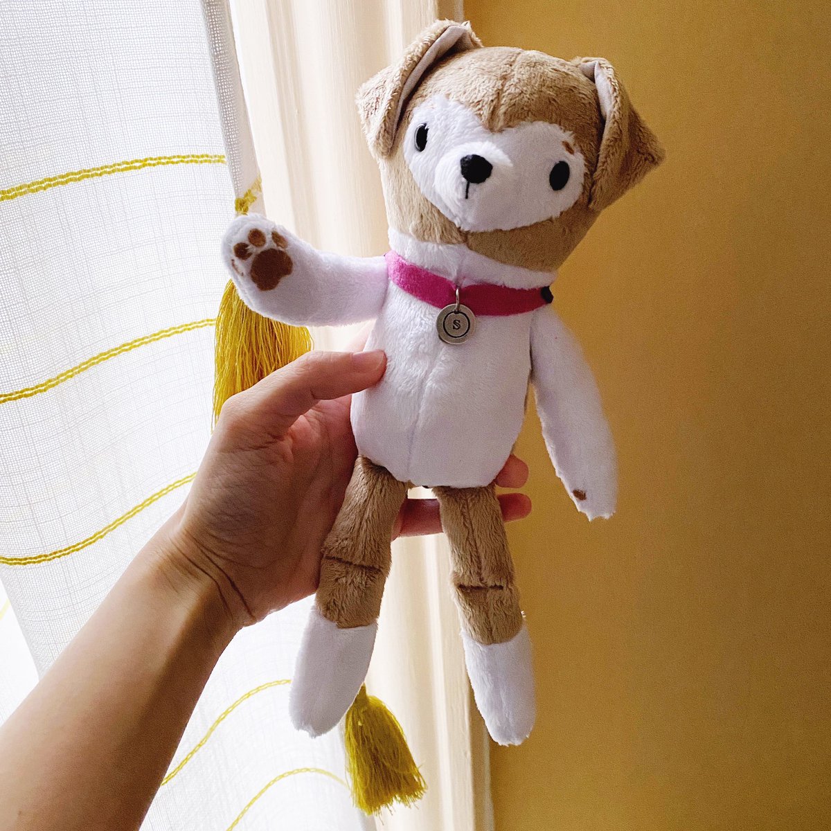 Uh oh, am I finally going to open up custom pet plush doll commissions? I really enjoyed making this one for my cousin of her adorable dog Stevie. 

(Also hi, new plushie style. This pattern I’ve been dreaming about for years finally came together.)