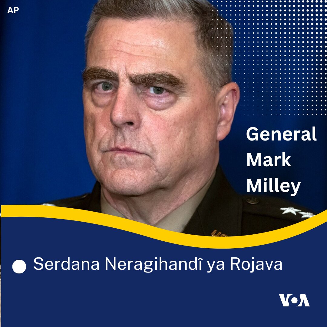 VoaKurdi's tweet photo. Hikûmeta Sûrî Derbarê Serdana Generalê Amerîkî Mark Milley Bo Bakurê Rojhilatê Sûriyê (Rojava) Çi Got?
https://t.co/rHjc4IXY08
#markmilley #SENTCOM #usa #pentagono #sdf #hsd #Kurd #Amerika #rojava https://t.co/DFv5hhQv83