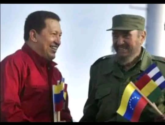 El eterno y más grande amigo de #Cuba #ChavezCorazonDePueblo