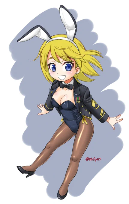 トレンドにメス呼ばわりとか入ってますが、メスのバニーは よく描いている。何が「メス」なのかは各自調べてw 