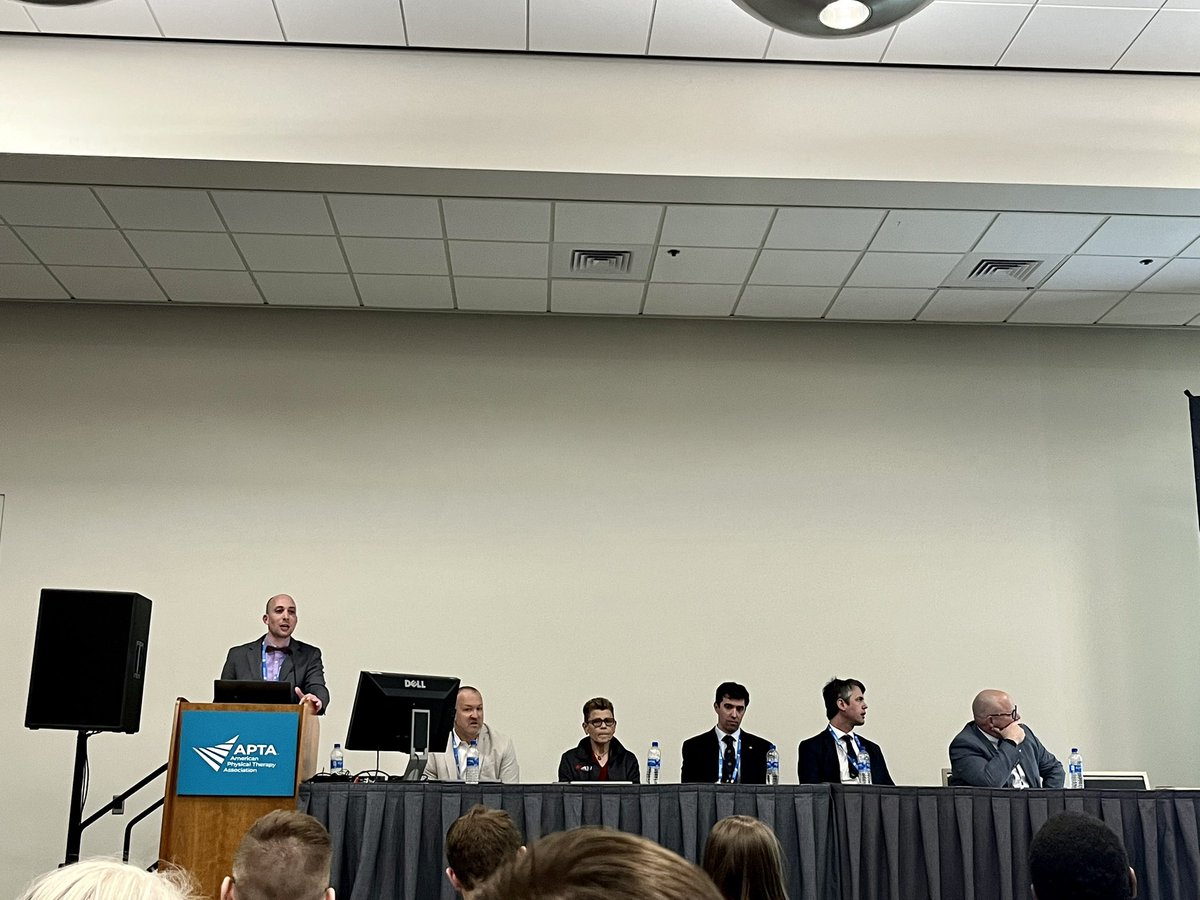 Late <a href="/APTAcsm/">#APTACSM</a> appreciation post but had to come on here to congratulate <a href="/JayLos18/">Justin Losciale, PT, DPT</a> for all of his hard work towards this year’s presentations- I had the best time supporting you! 

(Very on brand that we took 1 photo together all weekend &amp; you’re lookin at it🤣)