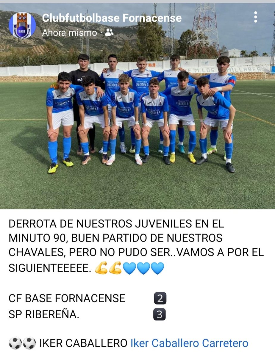 Vamossss CHAVALESSS 💪💪 pensando ya en el próximo.💙💙
