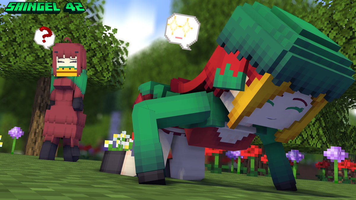Shingel_42's tweet photo. A little history with the #Sniffer girls
😏👌
Sniffer girls designs made by @aptx9522 and me
Rigs, models and textures made by me

#MobTalker #CuteMobModels #Minecraft #MineImator #gijinka
#SNIFFERSWEEP #SnifferSupremacy #sniffersquad #ModelBench #AnimeGirl #SnifferGirl https://t.co/96qh7PC0So