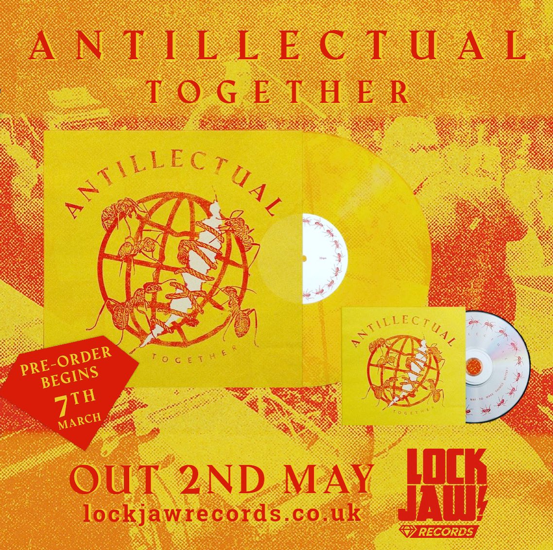 lockjawrec's tweet photo. New @antillectual album ‘Together’ out 2nd May! Get ready for a new single “From City To City” and album pre-orders Tuesday!

#antillectual #together #newalbum #fromcitytocity #newsingle #punk #melodicpunk #skatepunk #lockjawcrew #lockjawrecords https://t.co/jf5qm5LjE7