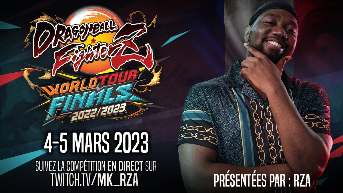 Dernier jour du world tour #DBFZ, 2 Français sont toujours en course, Wade &amp; Kayne &amp; c'est ce soir qu'on aura le verdict final 🔥

Programme

⭕️ 19H  pré-stream w/ <a href="/Wawa_FGC/">M8 Wawa</a> <a href="/Jila34/">Monkey D. Jila 🦧</a> 
⭕️ 20h30 Top 8 cast w/ <a href="/Pap_fgc/">Pap</a>  &amp; <a href="/iamarktall/">TDB | YUZU Arktall</a> 

--> twitch.tv/mk_rza