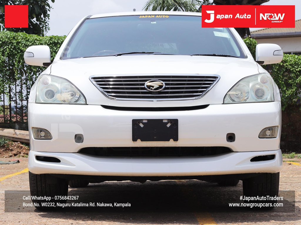 Japanautotrader's tweet image. In Stock, Toyota Harrier 2008
Call or WhatsApp us on 0756843267 or visit nowgroupcars.com #nowgroupcars #japanautotraders #kampalarides #safecars #Uganda #luxurycarsforsale #instagramcars #tiktokcars #snapchatcars #kampaladealership #toyotaharrier